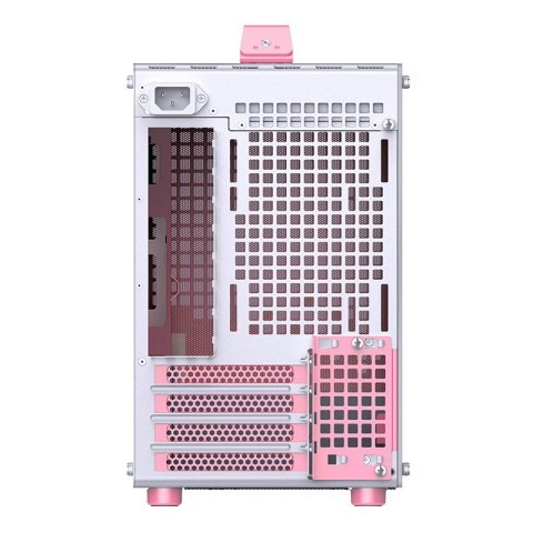 JONSPLUS Obudowa JONSPLUS MATX Handle Case Z20 - biało-różowa