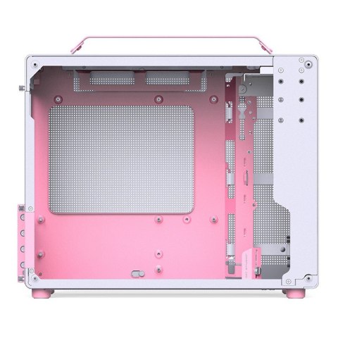 JONSPLUS Obudowa JONSPLUS MATX Handle Case Z20 - biało-różowa