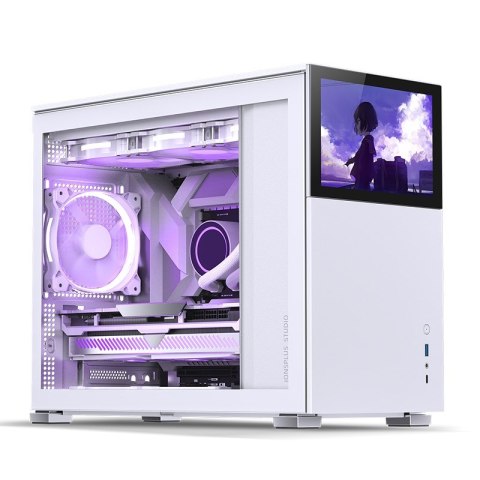 Jonsbo Obudowa Jonsbo D31 Screen Micro-ATX, Szkło Hartowane - biała