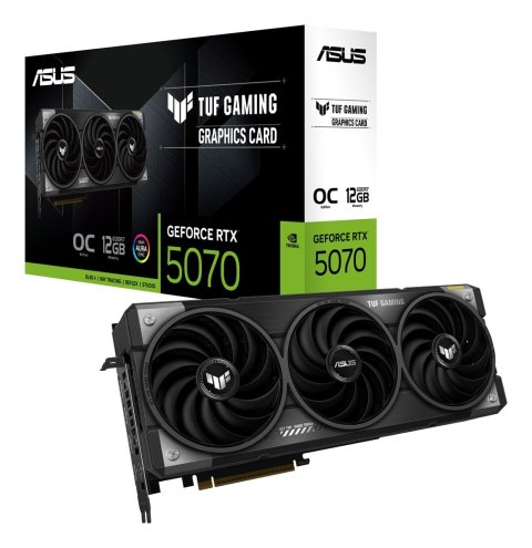 ASUS Karta graficzna ASUS TUF Gaming GeForce RTX 5070 OC 12GB