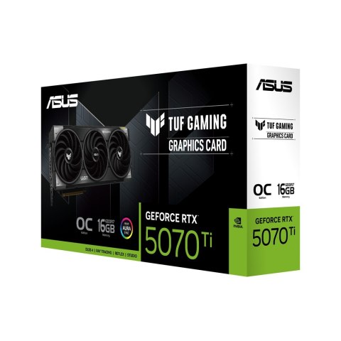ASUS Karta graficzna ASUS TUF Gaming GeForce RTX 5070 Ti OC 16GB