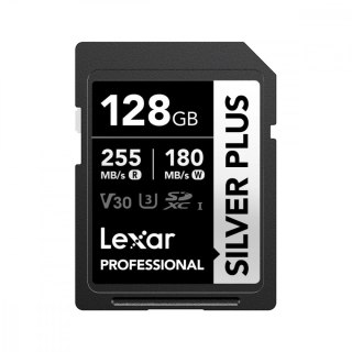 Lexar Karta pamięci PROFESSIONAL SILVER PLUS 128GB SDXC UHS-I 205MB/s