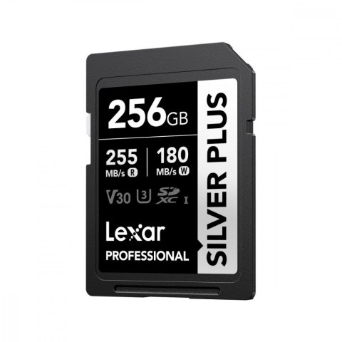 Lexar Karta pamięci PROFESSIONAL SILVER PLUS 256GB SDXC UHS-I 205MB/s