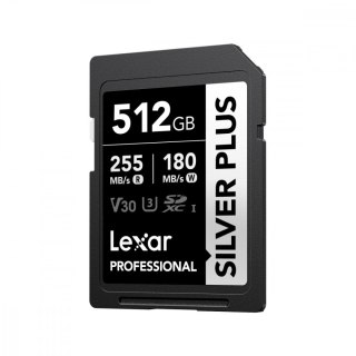 Lexar Karta pamięci PROFESSIONAL SILVER PLUS 512GB SDXC UHS-I 205MB/s