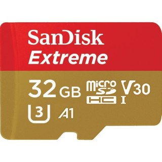 SanDisk Karta pamięci Extreme microSDHC 32GB 100/60 MB/s A1 V30 GoPro