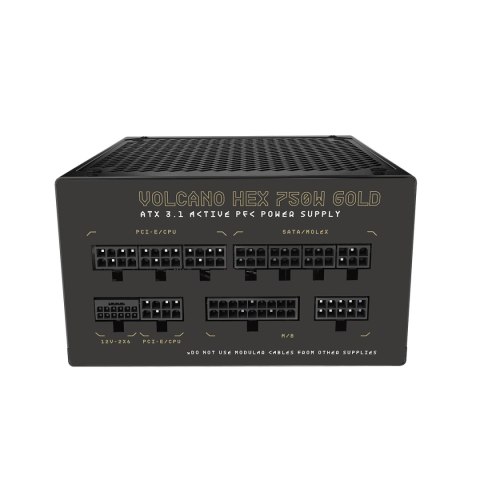 MODECOM VOLCANO HEX 750W GOLD ZASILACZ KOMPUTEROWY ATX 3.1 MODECOM
