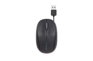Kensington Mysz mobilna ze zwijanym przewodem Pro Fit