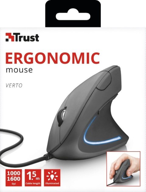 Trust Mysz przewodowa Verto