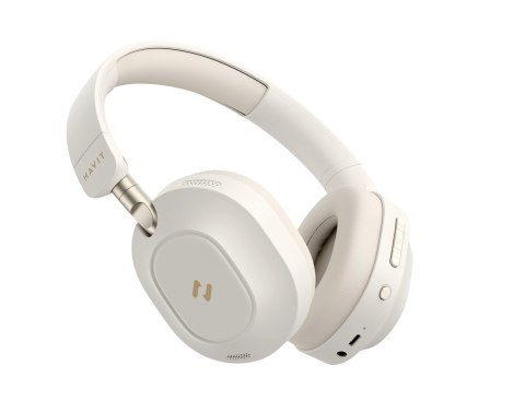 HAVIT Słuchawki bezprzew. bluetooth Havit H668BT beżowy