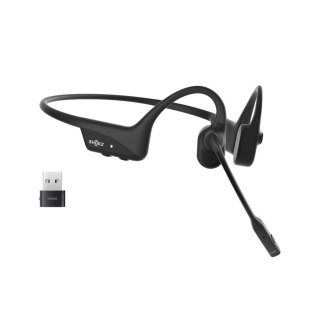 SHOKZ Słuchawki bezprzewodowe kostne Shokz OpenComm2 + adapter USB-C czarne