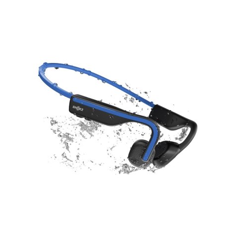 SHOKZ Słuchawki bezprzewodowe kostne Shokz OpenMove USB-C niebieskie
