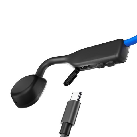 SHOKZ Słuchawki bezprzewodowe kostne Shokz OpenMove USB-C niebieskie