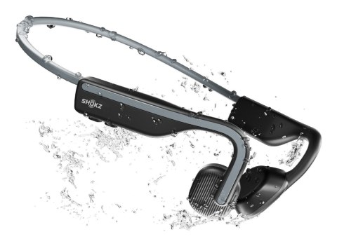 SHOKZ Słuchawki bezprzewodowe kostne Shokz OpenMove USB-C szare