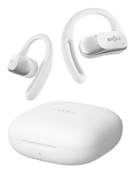 SHOKZ Słuchawki douszne bezprzewodowe Shokz OpenFit Air białe