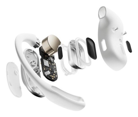 SHOKZ Słuchawki douszne bezprzewodowe Shokz OpenFit Air białe