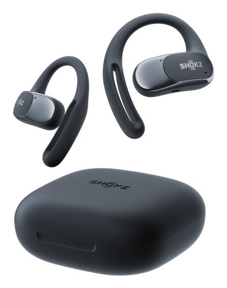SHOKZ Słuchawki douszne bezprzewodowe Shokz OpenFit Air czarne