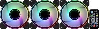 Aerocool Wentylator + Hub AEROCOOL PGS MIRAGE 12 ARGB PRO (3x120)