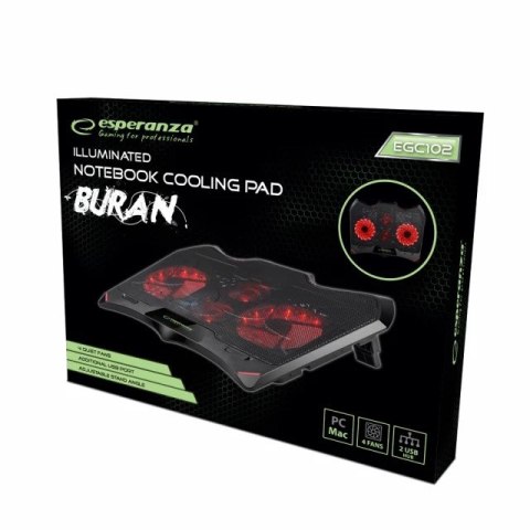 Esperanza ESPERANZA PODSTAWKA CHŁODZĄCA GAMING BURAN EGC102
