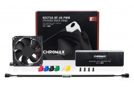 Noctua Wentylator NOCTUA NF-A8 PWM chromax.black.swap