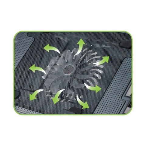 TECHly TECHLY PODSTAWKA CHŁODZĄCA WENTYLATOR POD LAPTOPA
