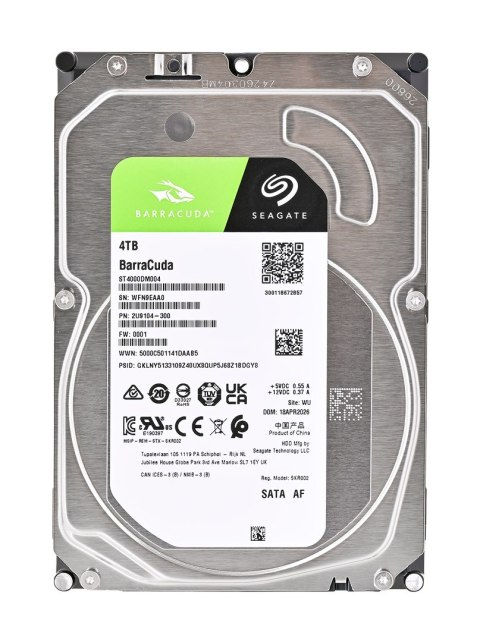 Seagate HDD Seagate BarraCuda 4TB 3,5" ST4000DM004