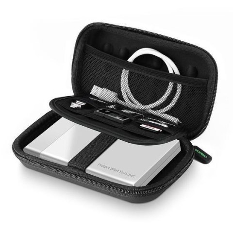 UGREEN Ugreen Etui na dysk twardy HDD i akcesoria (16,5 x 9,5 x 4,5 cm; czarny)