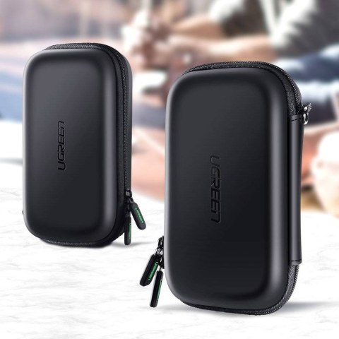 UGREEN Ugreen Etui na dysk twardy HDD i akcesoria (16,5 x 9,5 x 4,5 cm; czarny)