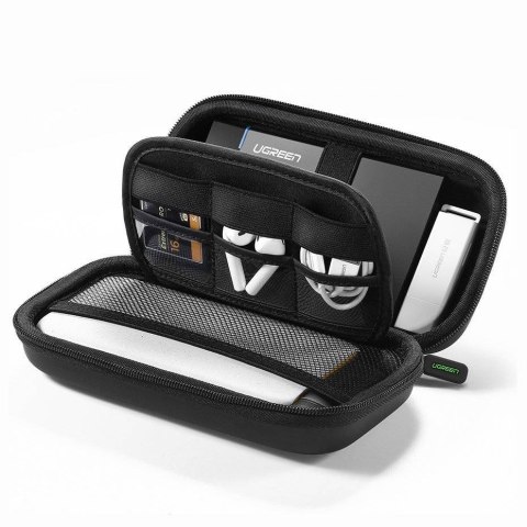 UGREEN Ugreen Etui na dysk twardy HDD i akcesoria (16,5 x 9,5 x 4,5 cm; czarny)