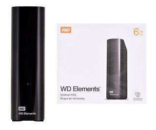 WD Dysk zewnętrzny HDD WD Elements Desktop 6TB 3.5 Black