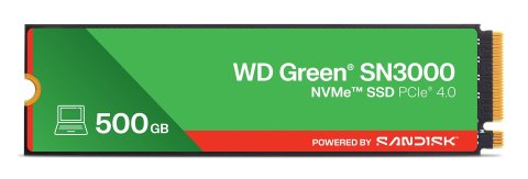 WD SSD WD Green SN3000 500GB NVMe WDS500G4G0E