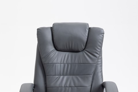 Activejet Activejet Fotel biurowy z masażem, podgrzewany YK7304 szary