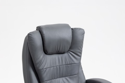 Activejet Activejet Fotel biurowy z masażem, podgrzewany YK7304 szary