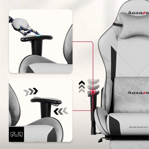 Huzaro Fotel gamingowy Huzaro Force 5.7 Grey
