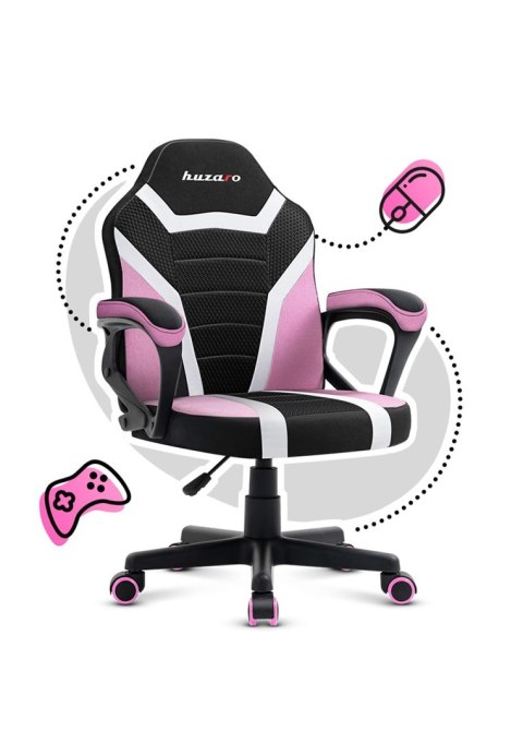 Huzaro Fotel gamingowy dla dziecka HZ-Ranger 1.0 pink mesh