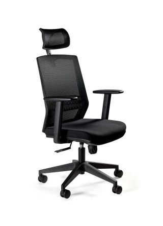 UNIQUE Ergonomiczny fotel biurowy ESTA czarny