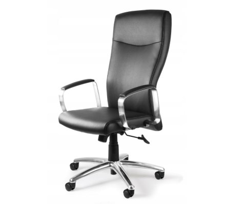 UNIQUE Fotel biurowy Adella C239 skóra naturalna HL-4 czarna