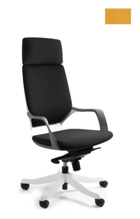 UNIQUE Fotel biurowy Apollo BL404 honey/biały