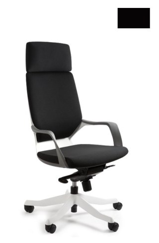UNIQUE Fotel biurowy Apollo BL418 czarny/biały