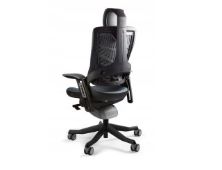 UNIQUE Fotel biurowy Wau 2 BL401 tkanina magenta/czarny