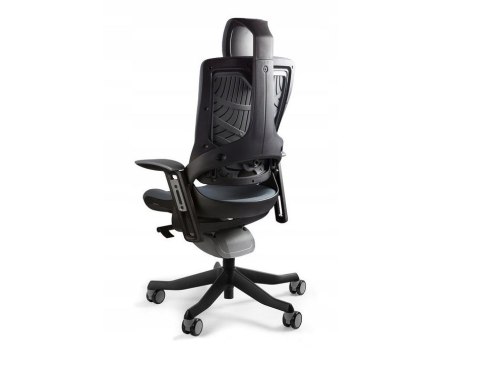 UNIQUE Fotel biurowy Wau 2 BL401 tkanina magenta/czarny