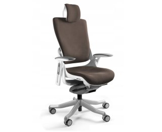 UNIQUE Fotel biurowy Wau 2 BL409 tkanina taupe/biały