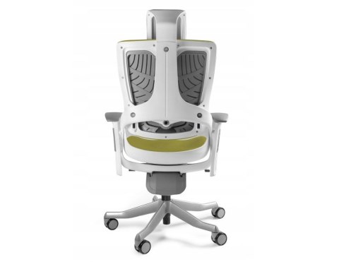 UNIQUE Fotel biurowy Wau 2 BL411 tkanina olive/biały