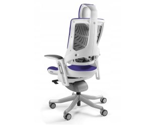 UNIQUE Fotel biurowy Wau 2 BL412 tkanina navyblue/biały