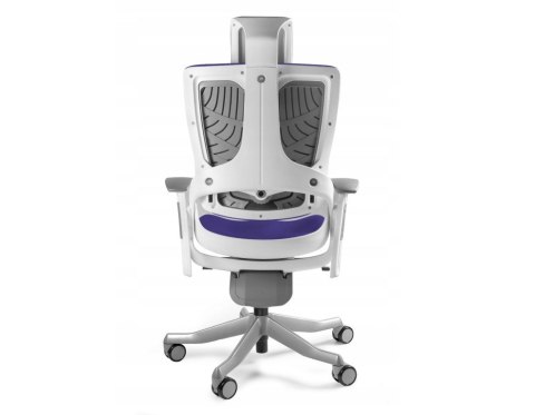 UNIQUE Fotel biurowy Wau 2 BL412 tkanina navyblue/biały