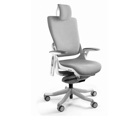 UNIQUE Fotel biurowy Wau 2 BL416 tkanina snowy/biały