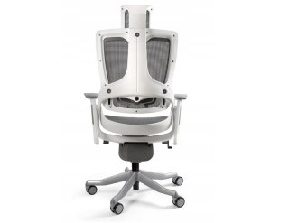 UNIQUE Fotel biurowy Wau 2 NW41 siatka charcoal/biały