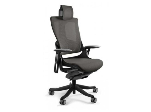 UNIQUE Fotel biurowy Wau 2 NW41 siatka charcoal/czarny