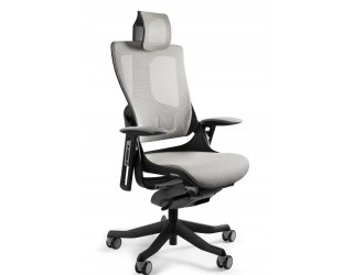 UNIQUE Fotel biurowy Wau 2 NW42 siatka snowy/czarny