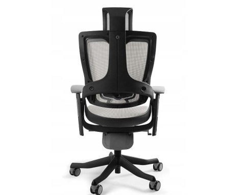 UNIQUE Fotel biurowy Wau 2 NW42 siatka snowy/czarny