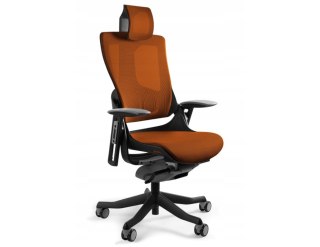 UNIQUE Fotel biurowy Wau 2 NW45 siatka mandarin/czarny
